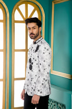 Load image into Gallery viewer, Prince coat- white black
