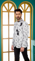 Load image into Gallery viewer, Prince coat- white black
