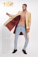 Load image into Gallery viewer, Sherwani- golden Sh 007
